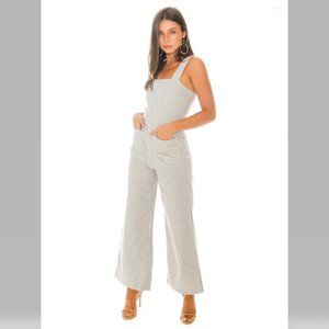 ROLLAS Sailor Striped Jumpsuit in Blue and White Cotton NWT